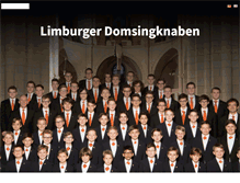 Tablet Screenshot of limburger-domsingknaben.de